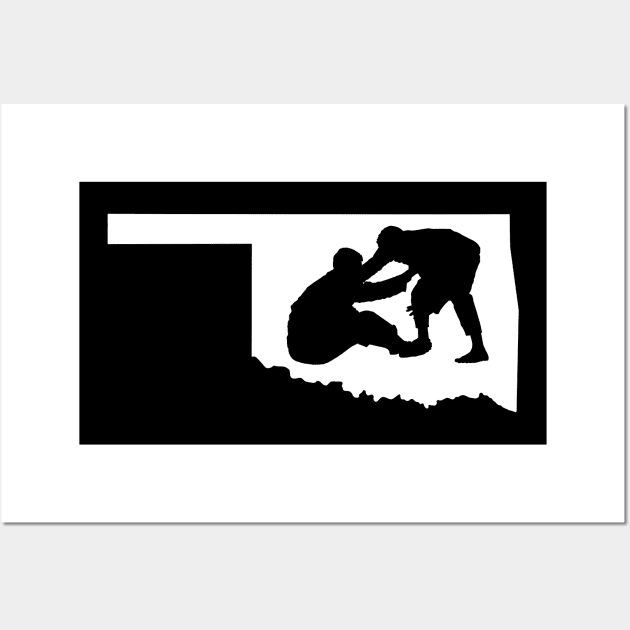 Oklahoma Jiu Jitsu Wall Art by Ruiz Combat Grappling